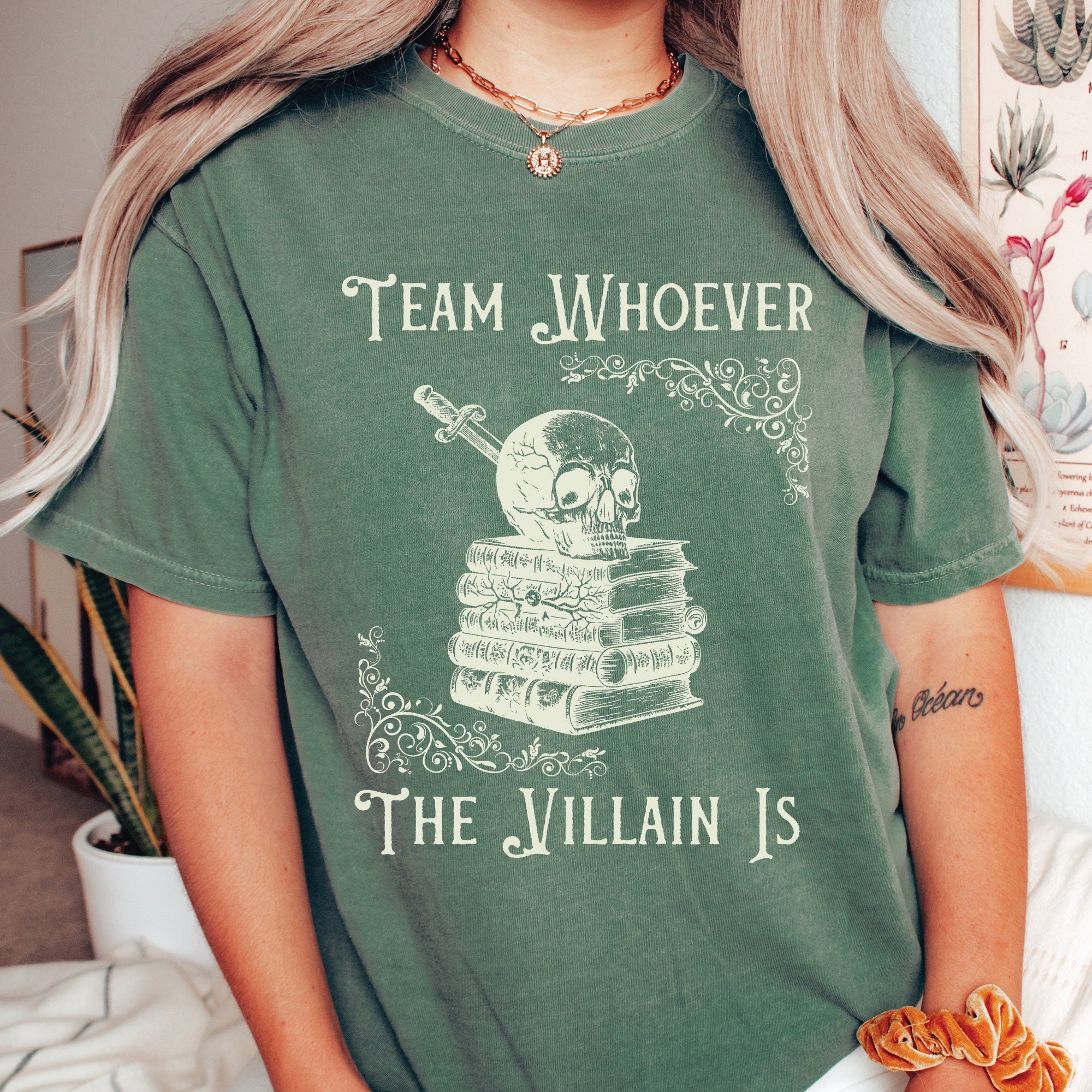 Team Villain Bookish Shirt
