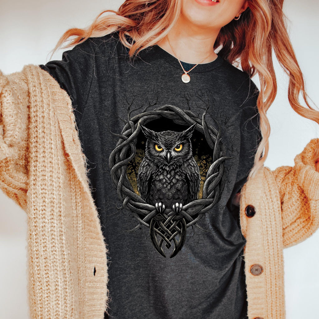 Tree of Life Celtic Owl T-Shirt