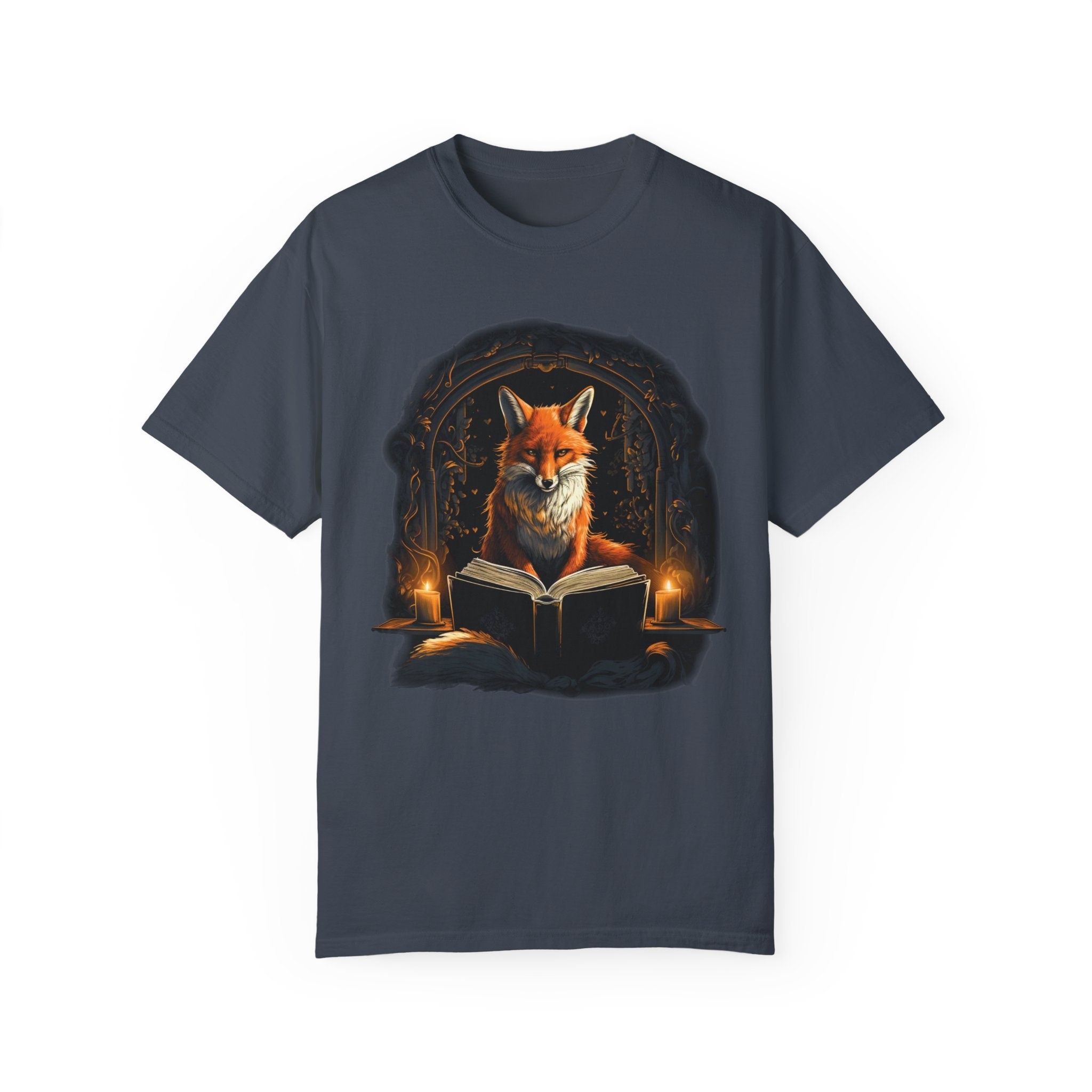 Fox Reading Book T-Shirt