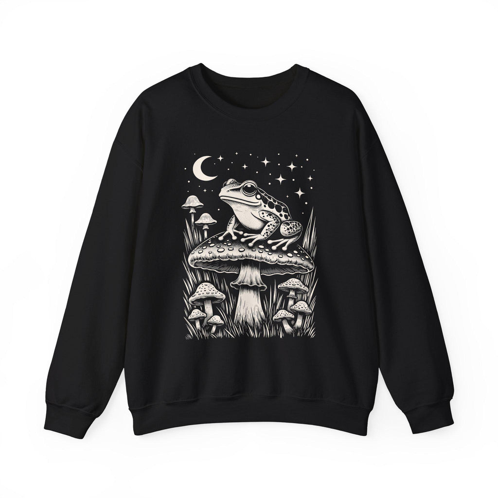 Goblincore Frog Mushroom Sweatshirt