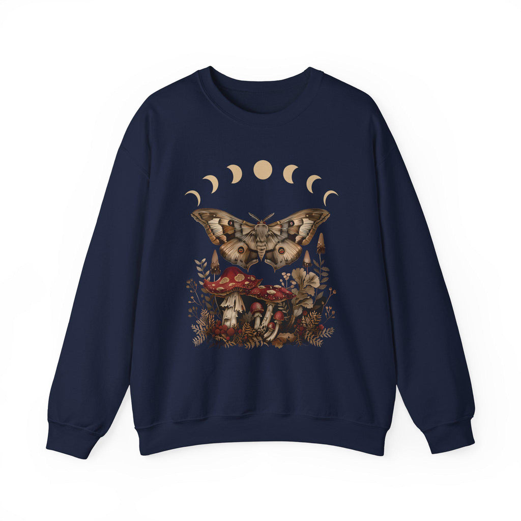 Mushroom Moth Moon Phase Sweatshirt