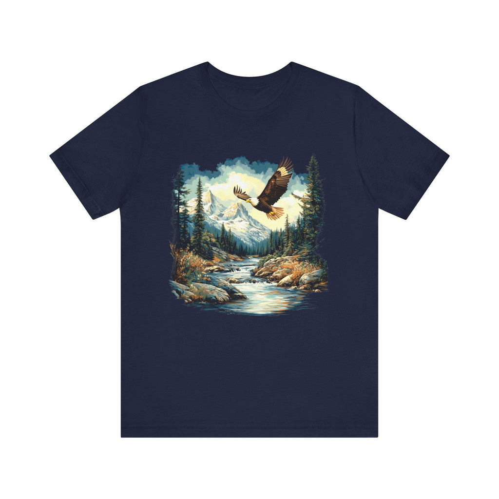 Bald Eagle Mountain Scene T-Shirt