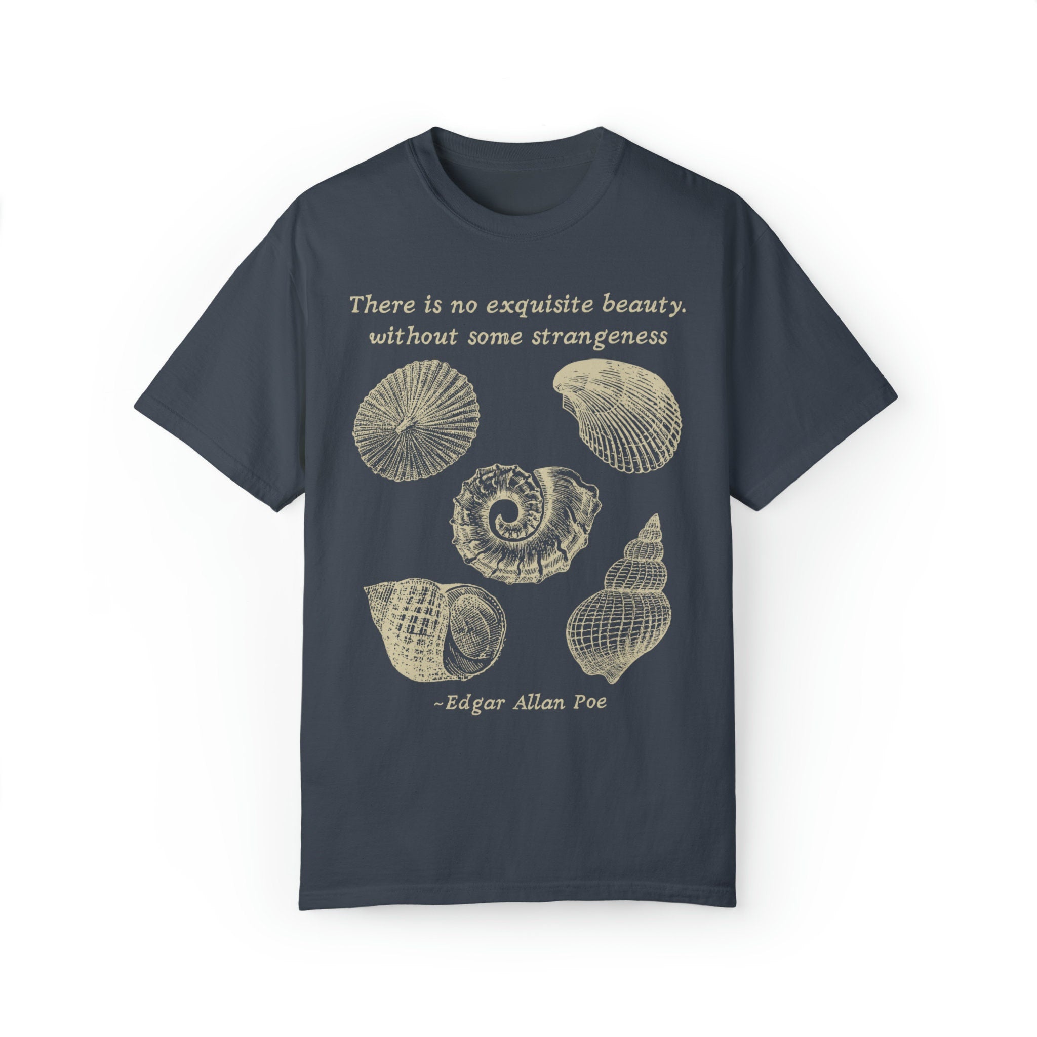 Edgar Allan Poe Sea Shells T-Shirt
