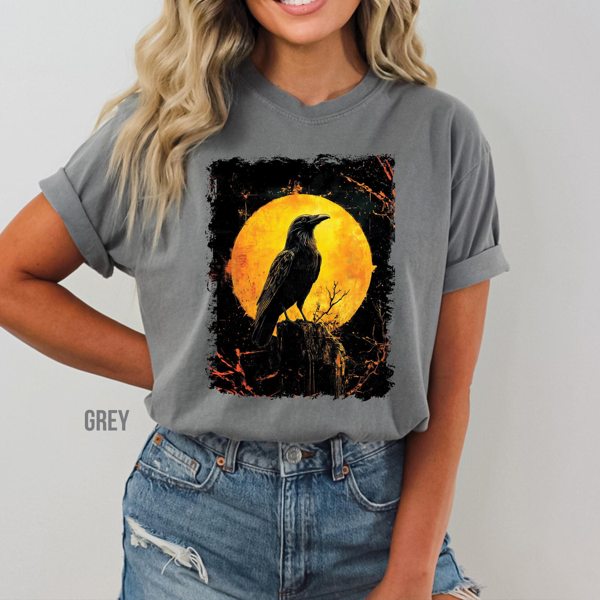 Vintage Gothic Raven T-Shirt
