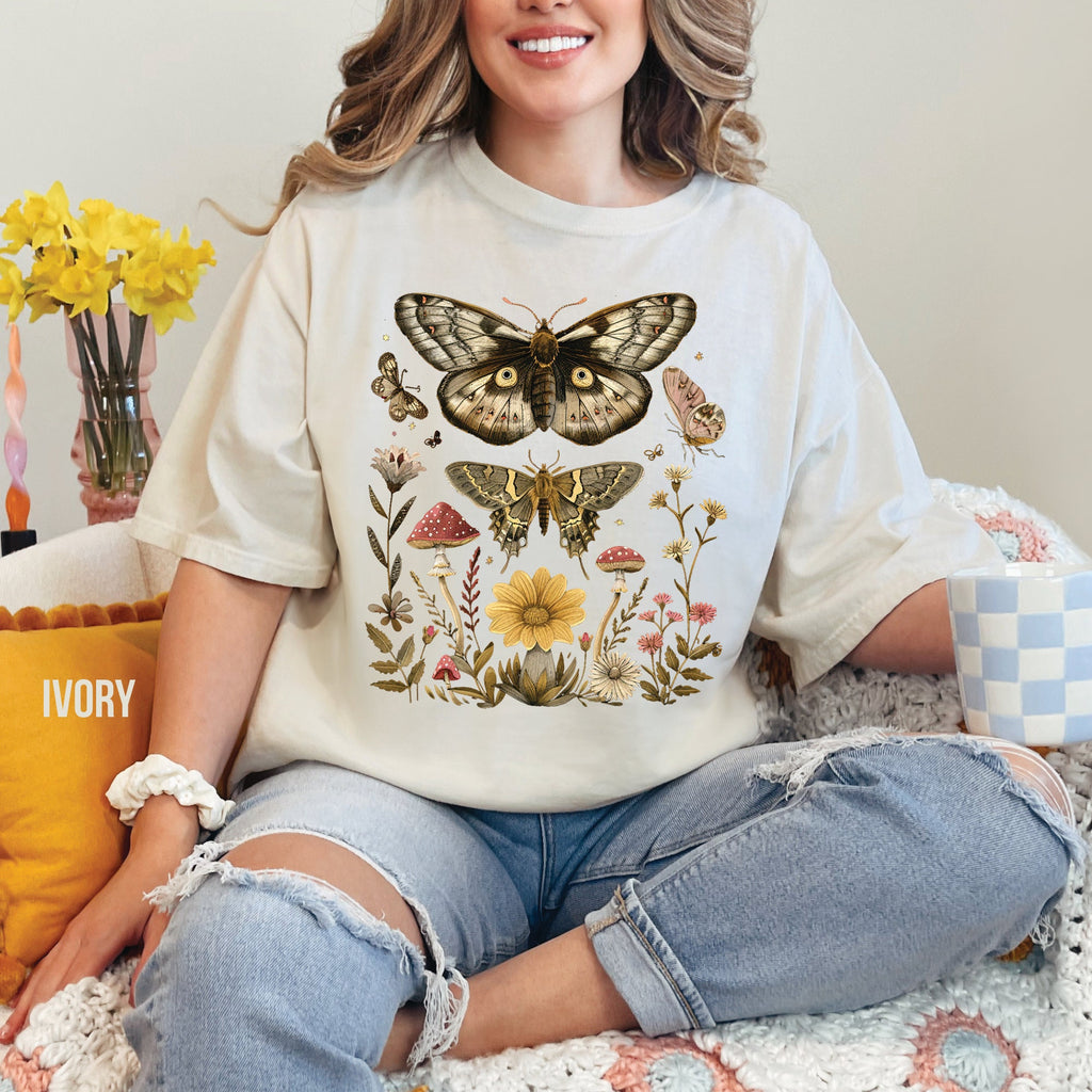 Moth and Mushroom T-Shirt