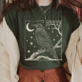 Vintage Celestial Raven T-Shirt