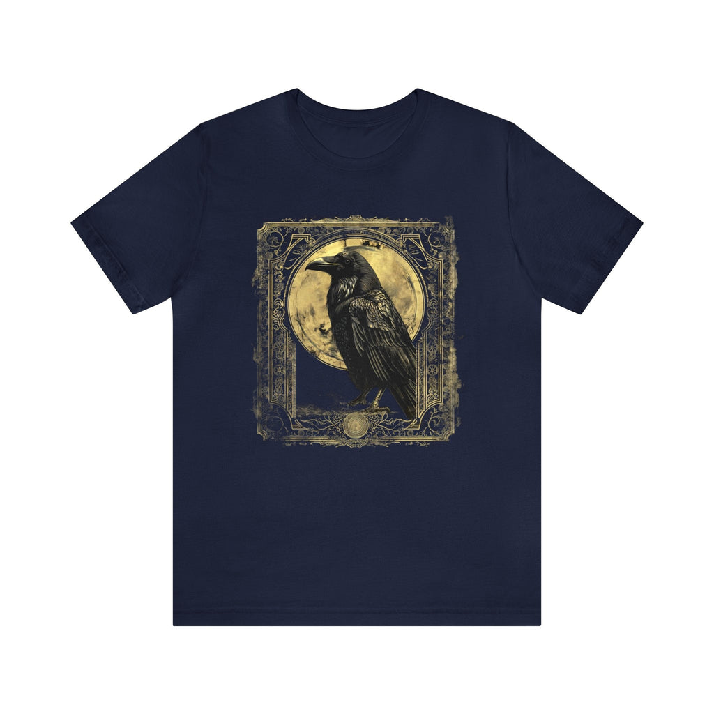 Gothic Raven Vintage Tarot Card T-Shirt