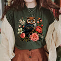 Cute Floral Owl T-Shirt
