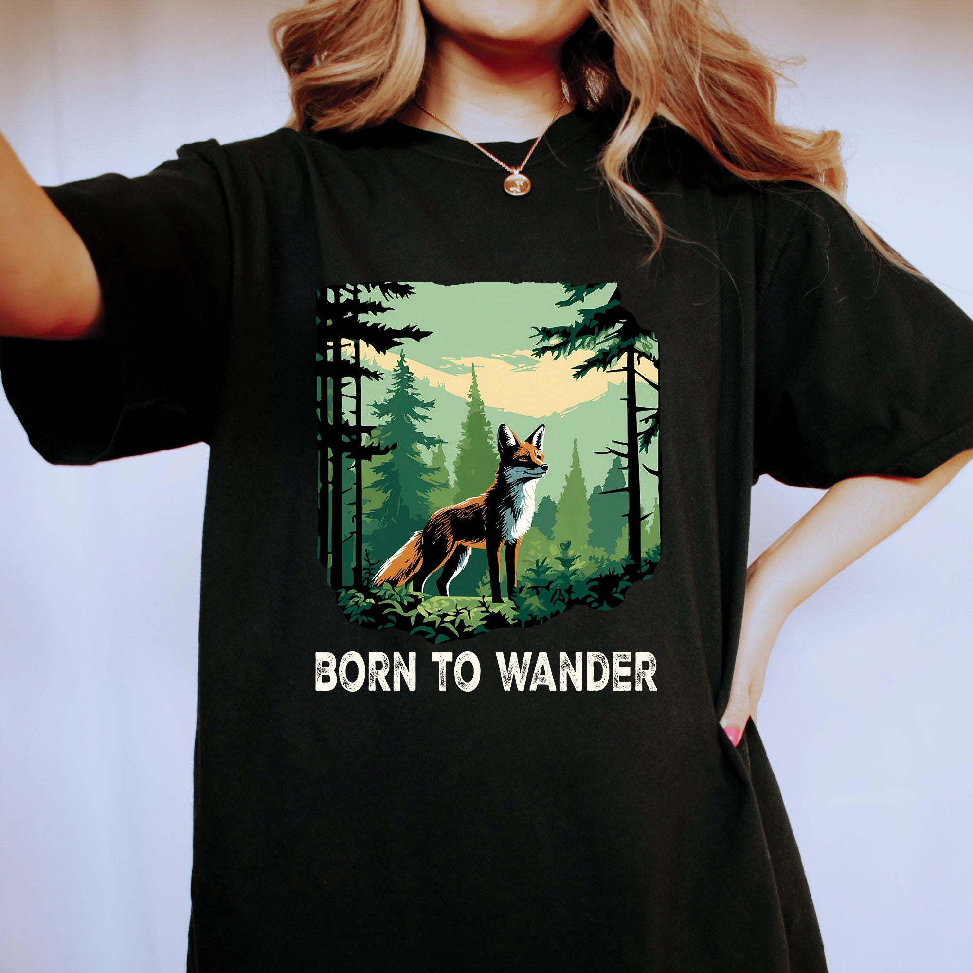 Born To Wander Fox T-Shirt