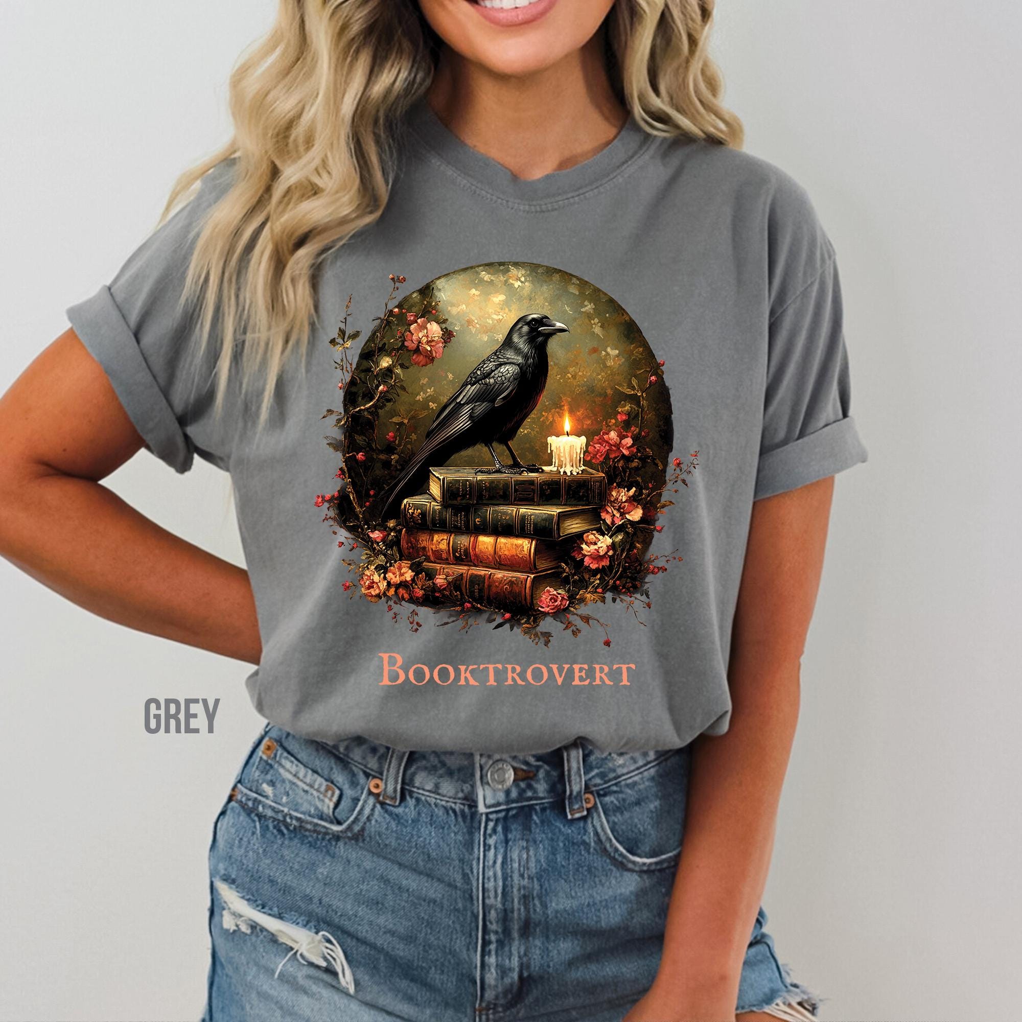 Booktrovert Raven T-Shirt