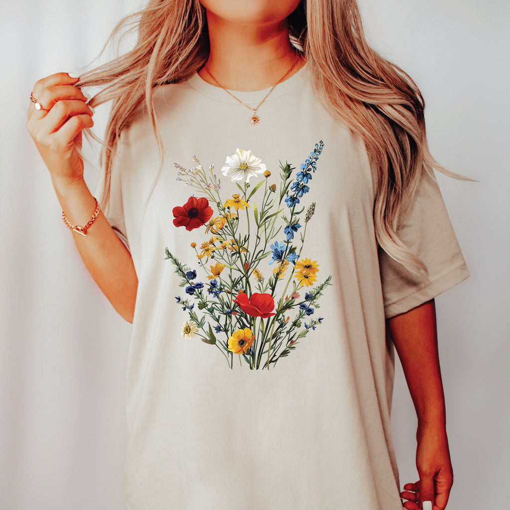 Wildflower Botanical Print Shirt