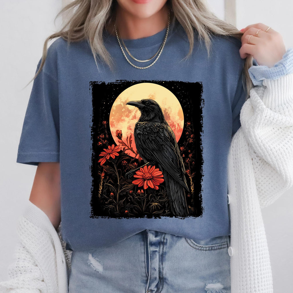 Gothic Midnight Raven T-Shirt