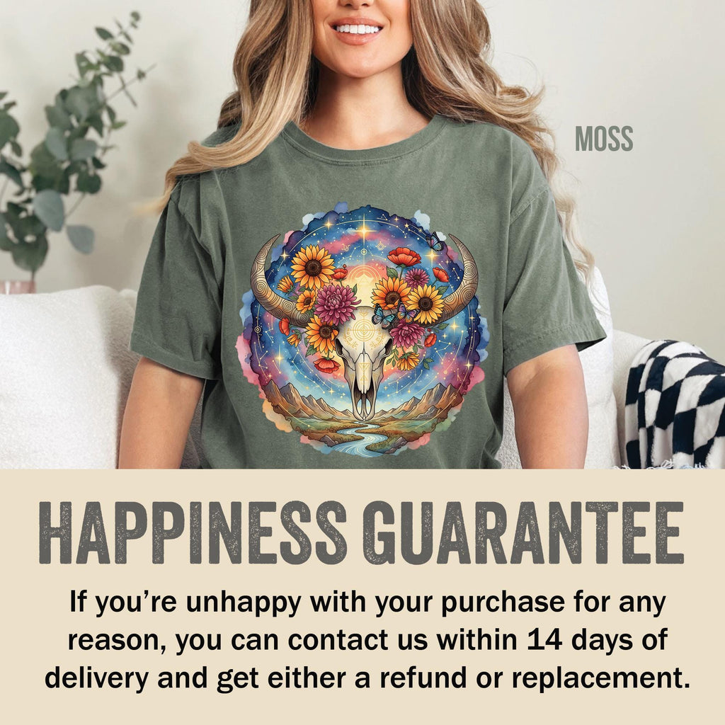 Boho Cow Skull T-shirt