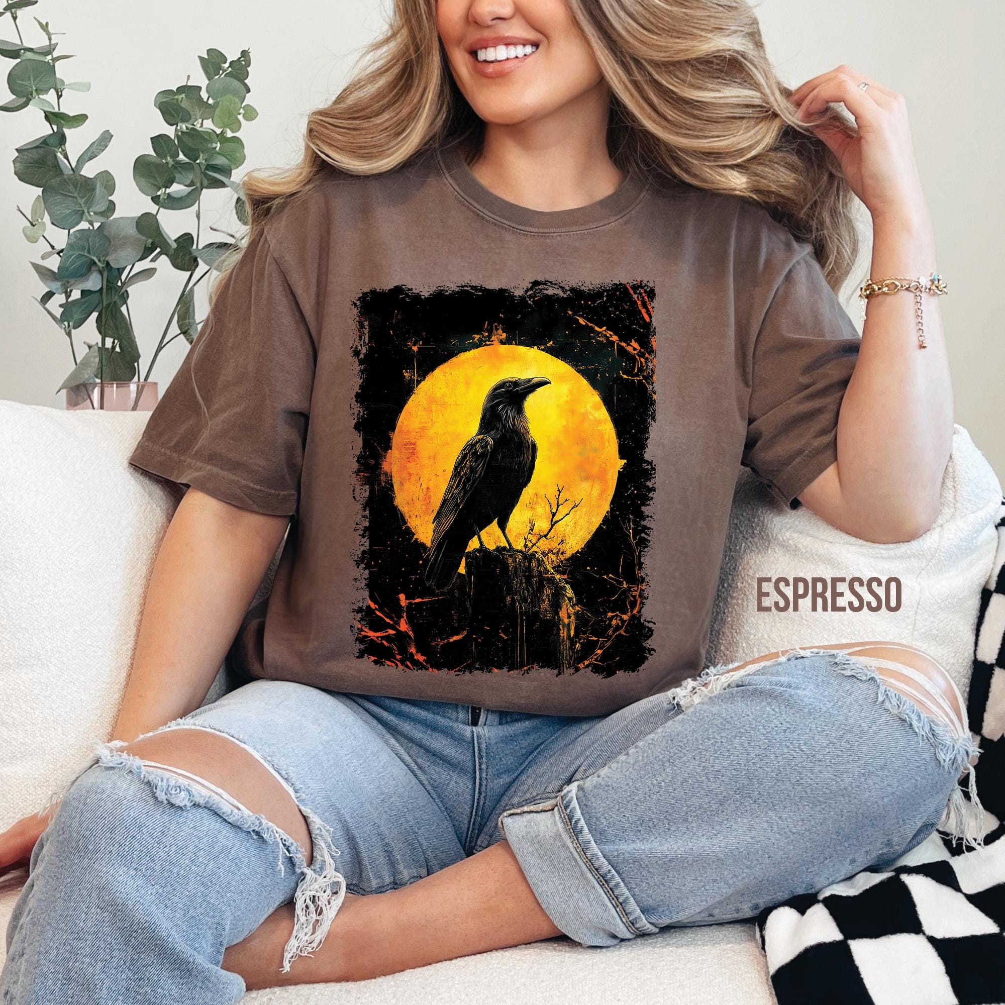Vintage Gothic Raven T-Shirt