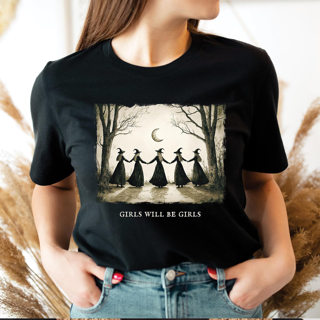 Girls Will Be Girls Witch T-Shirt
