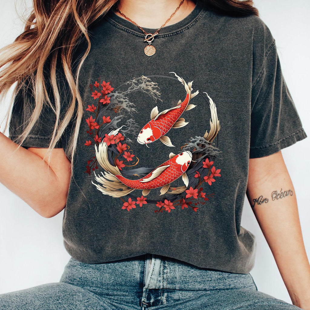 Vintage Koi Japanese Art Shirt