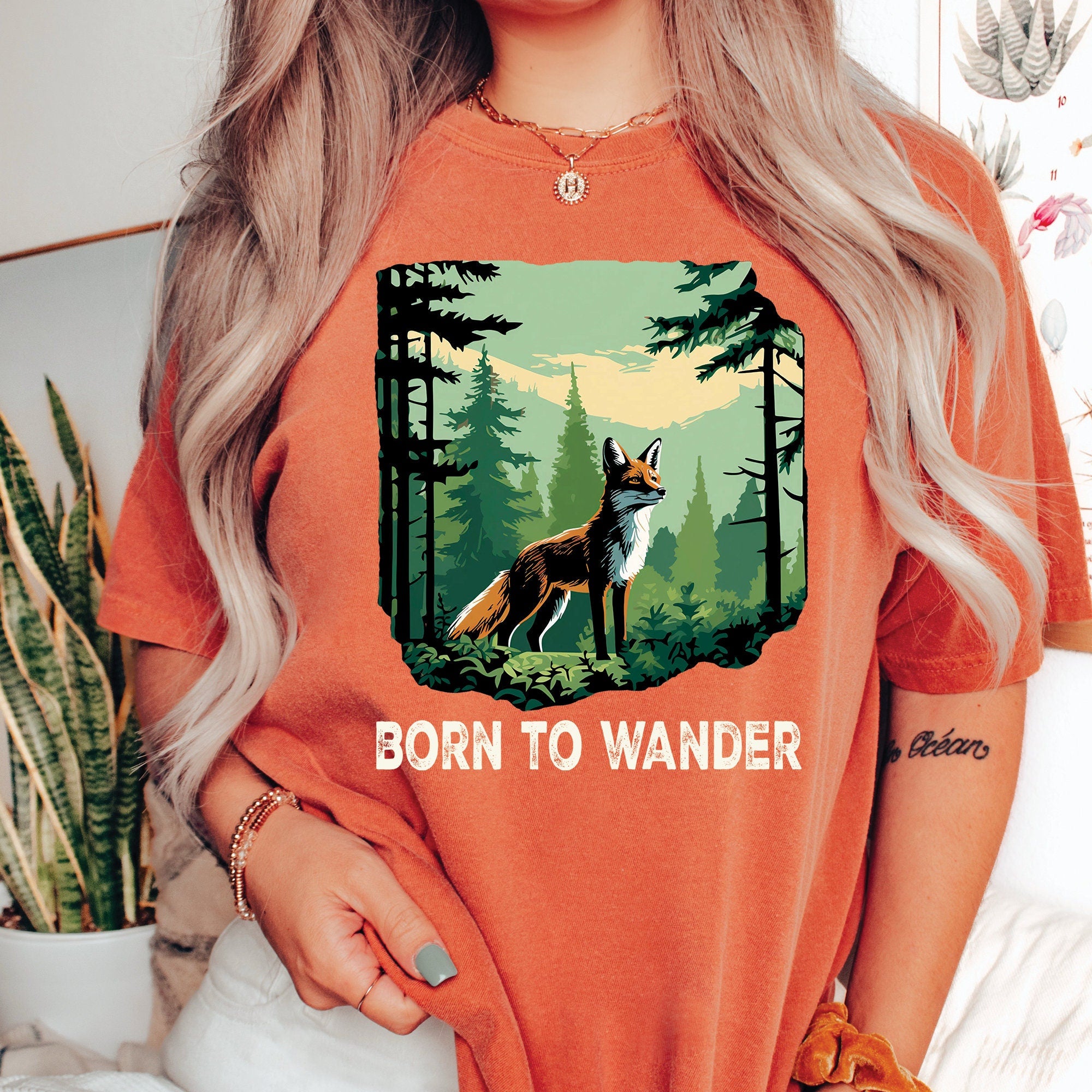 Born To Wander Fox T-Shirt