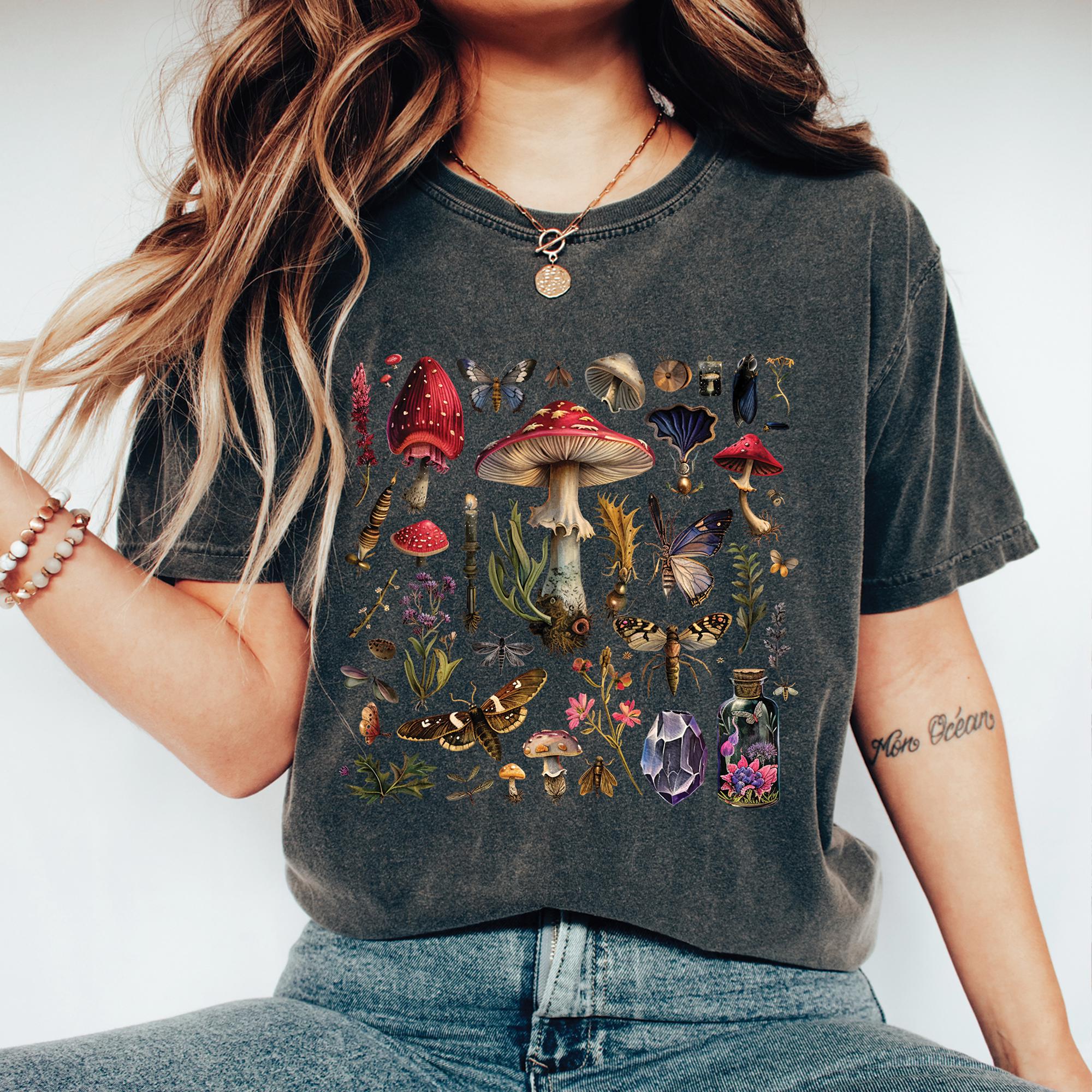 Vintage Mushroom Graphic Shirt