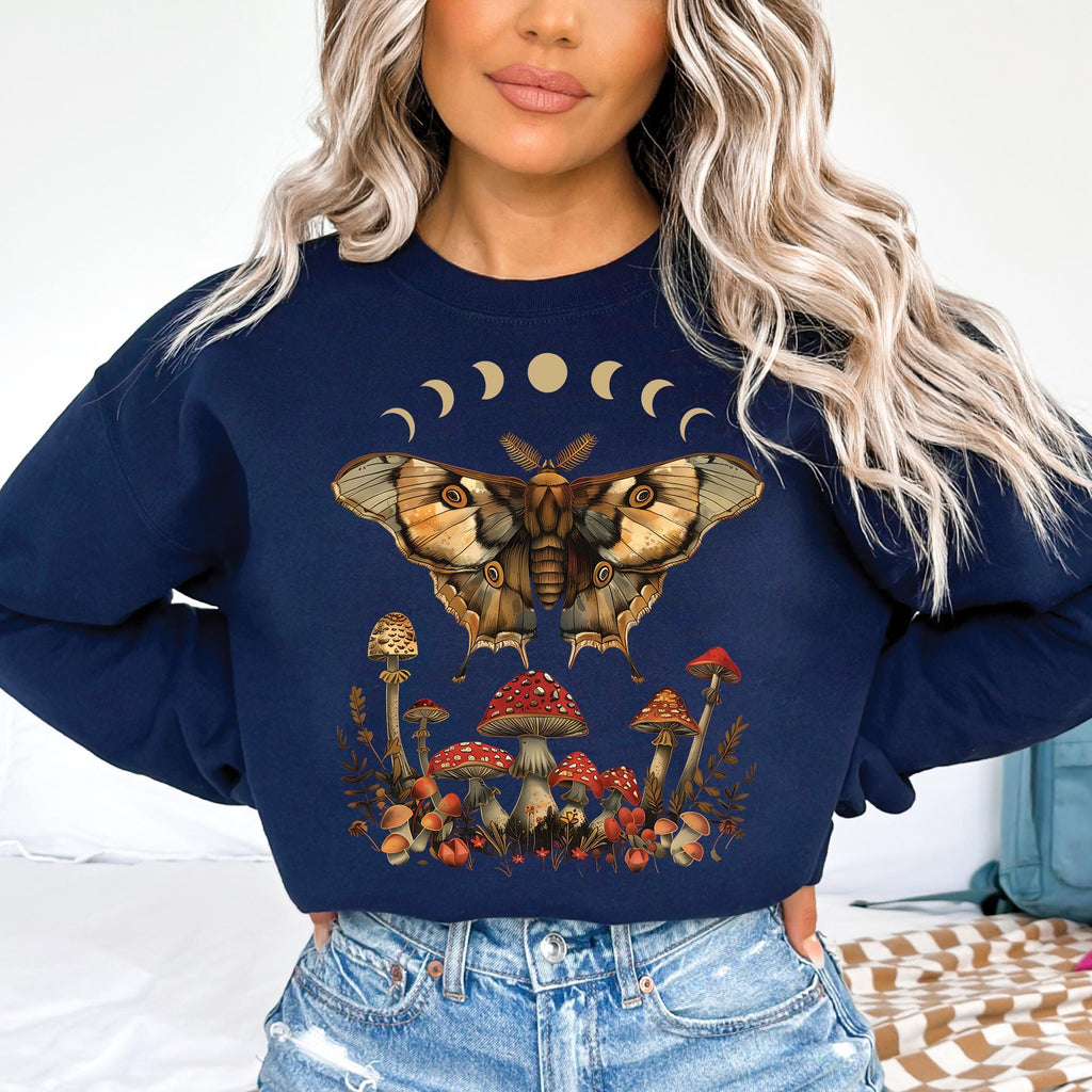 Moth Moon Phase Sweatshirt