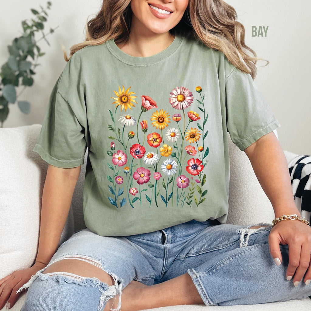 Floral Nature Botanical Flowers T-shirt