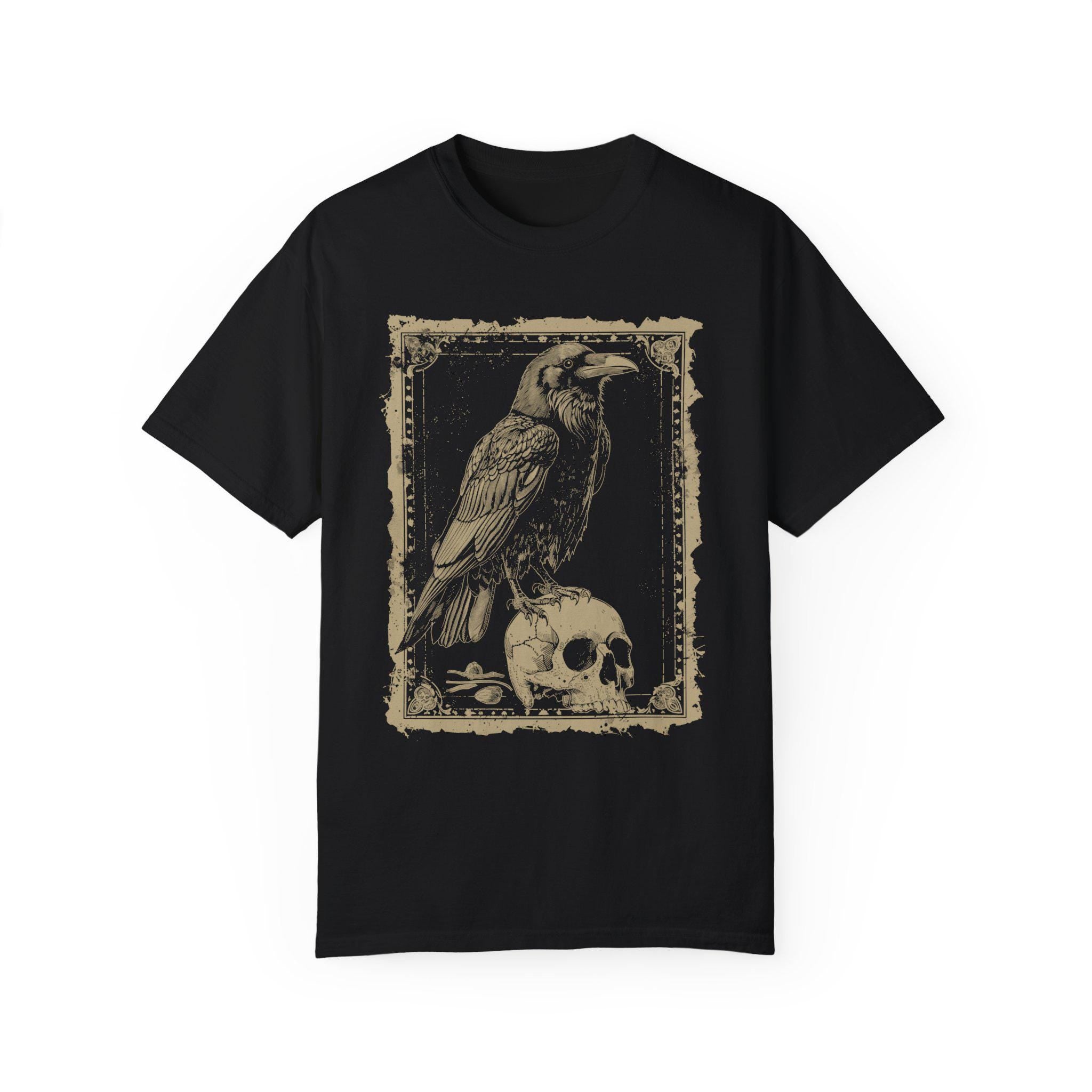 Raven Tarot Card T-Shirt