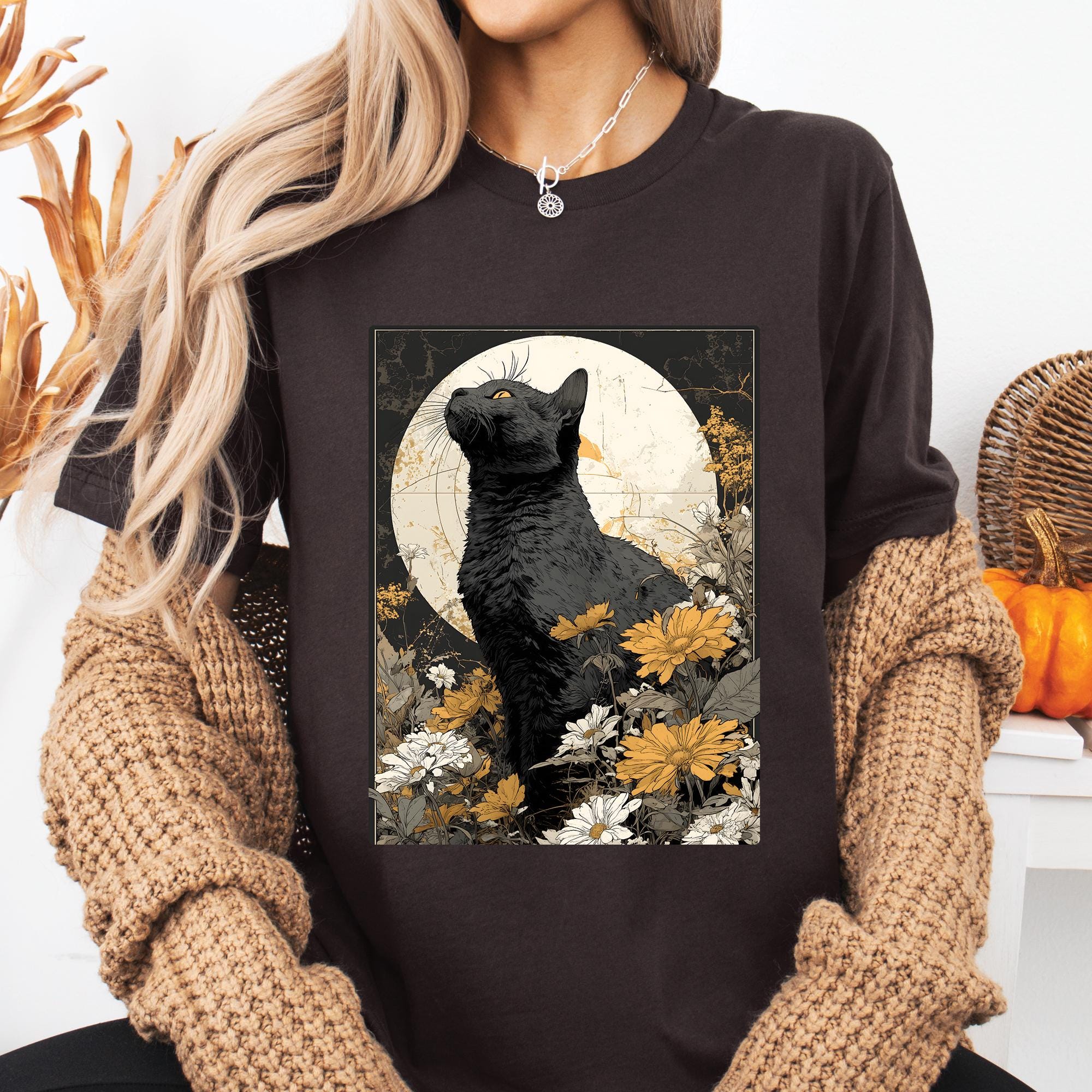Cat Flowers T-Shirt