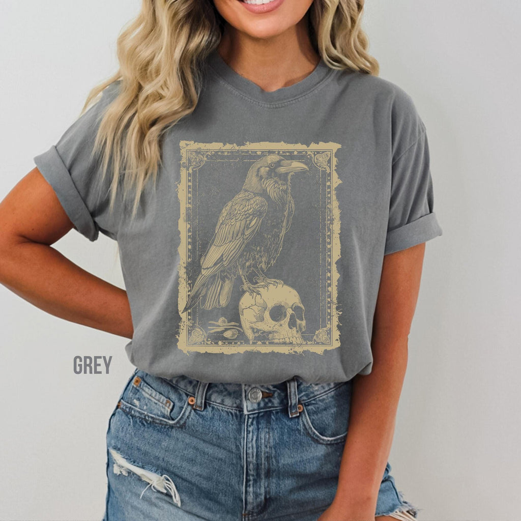 Raven Tarot Card T-Shirt