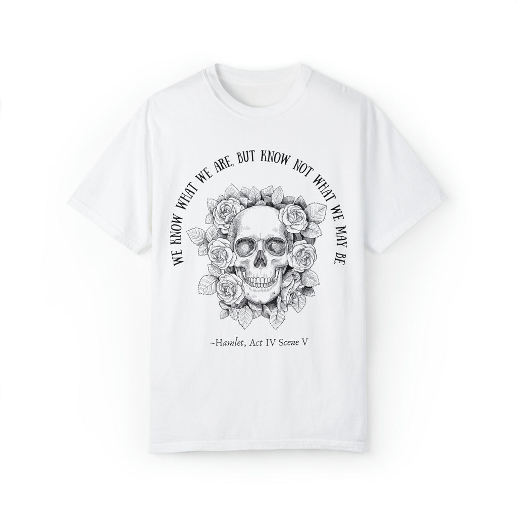 Shakespeare Skull Roses T-Shirt