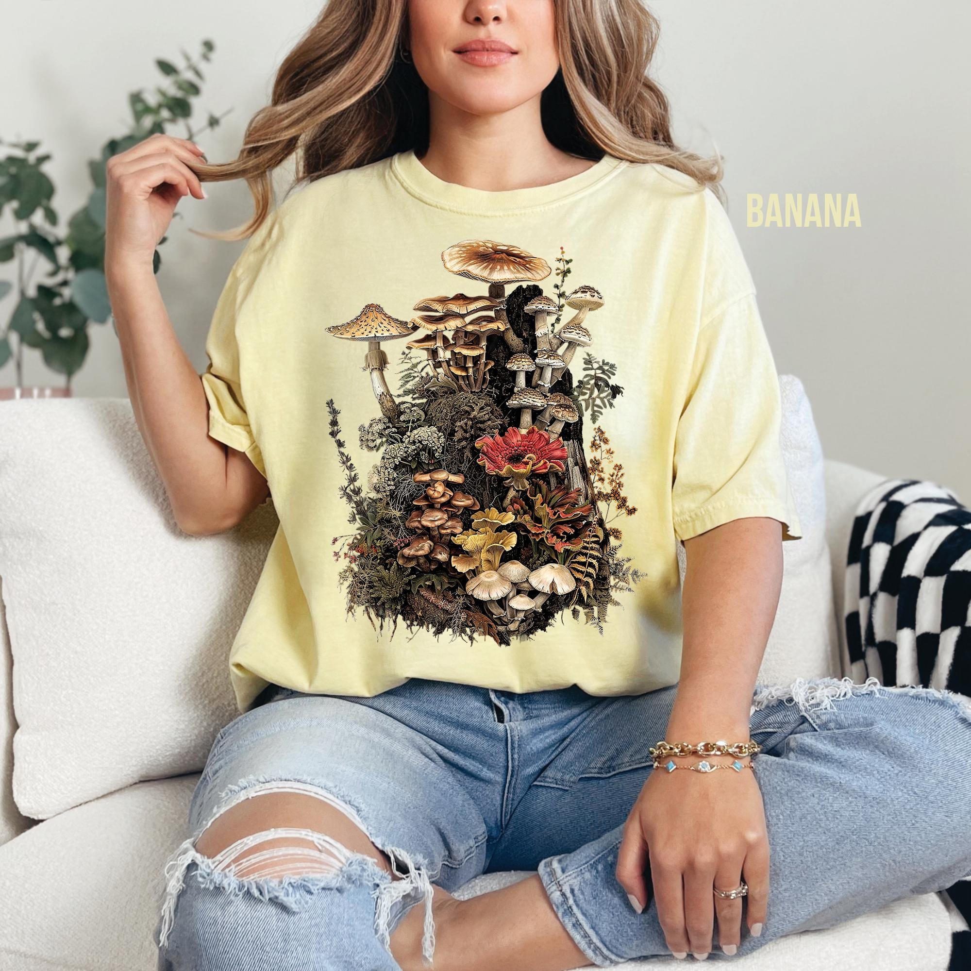Mushroom Graphic T-Shirt