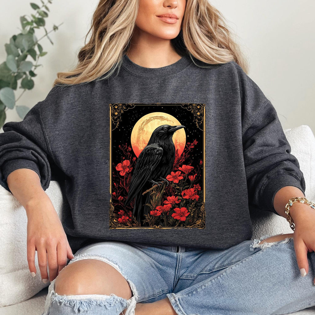 Gothic Crow Sweatshirt