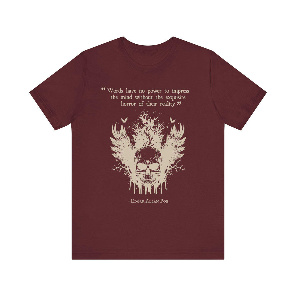 Edgar Allan Poe Skull Shirt