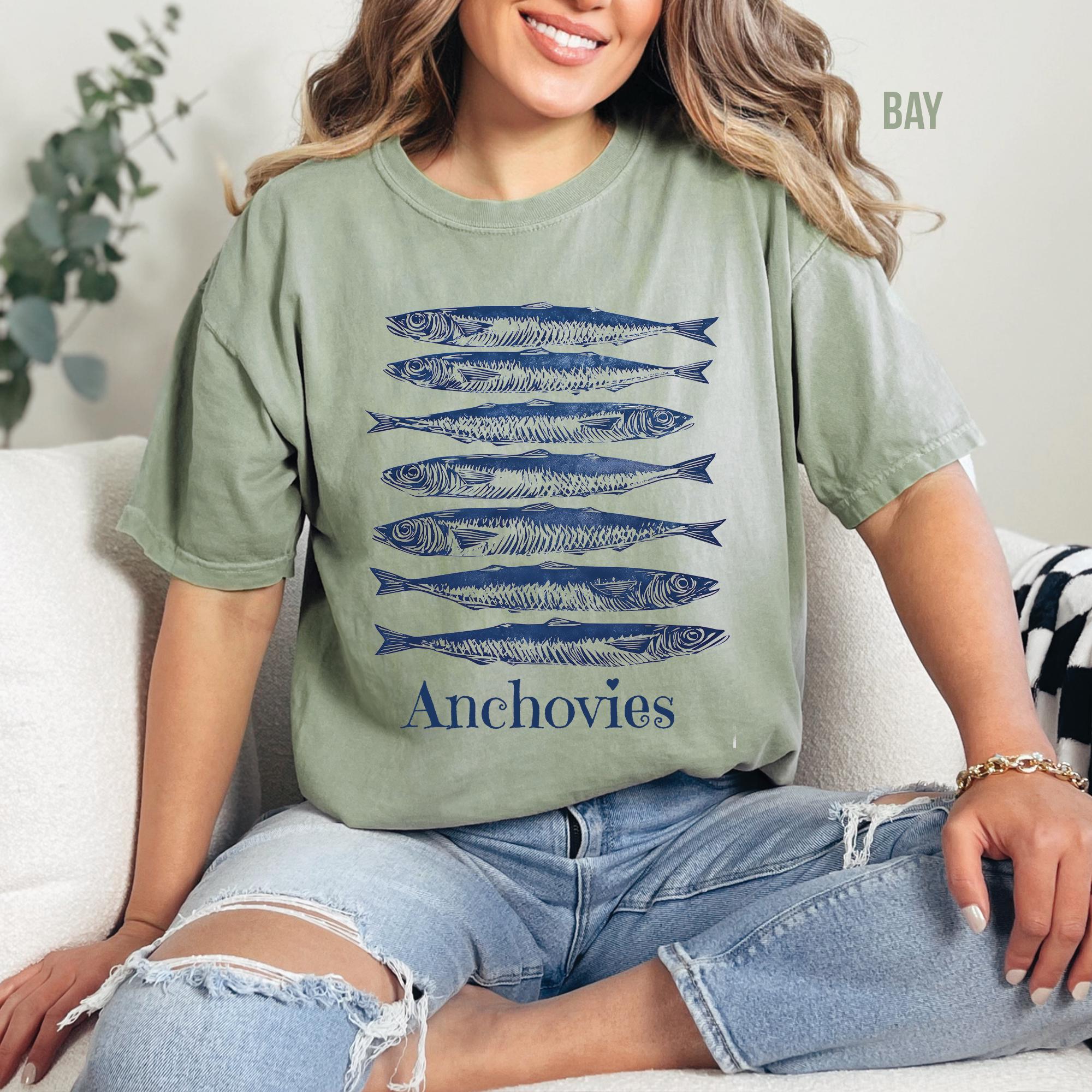 Retro Vintage Anchovies T-shirt