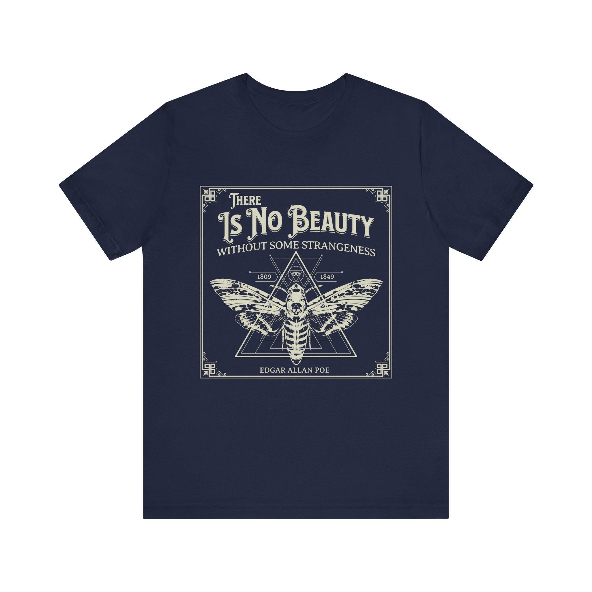 Edgar Allan Poe Gothic Moth T-Shirt