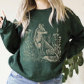 Vintage Woodcut Fox Sweatshirt