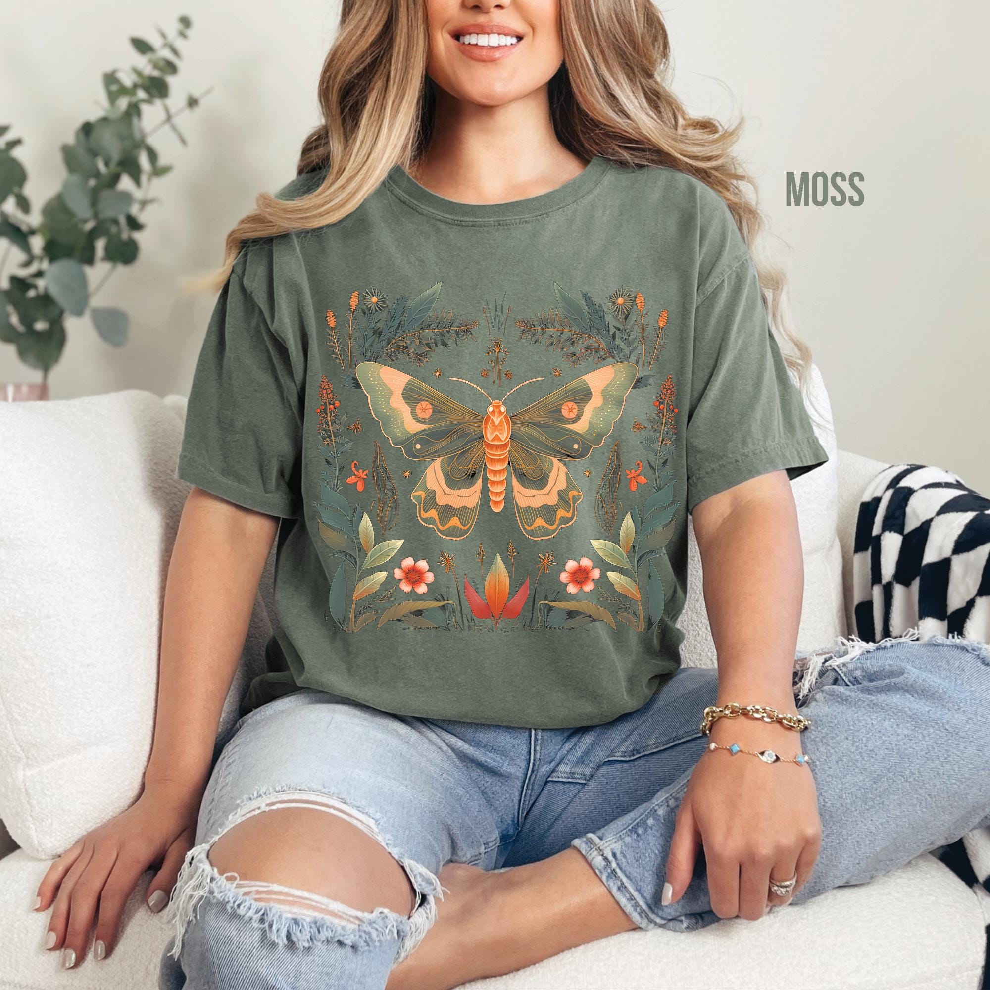 Cottagecore Moth T-Shirt