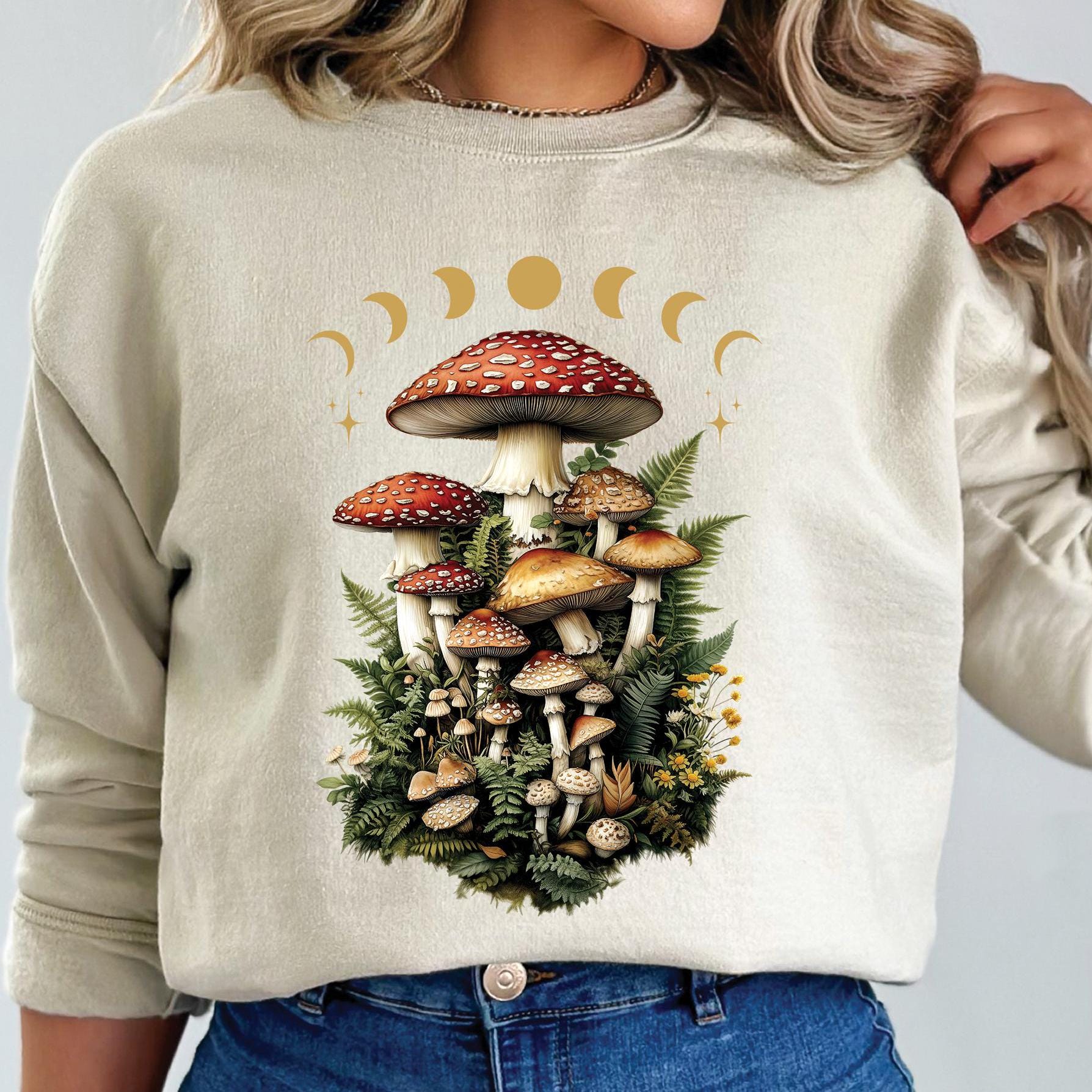 Celestial Mushrooms Sweatshirt