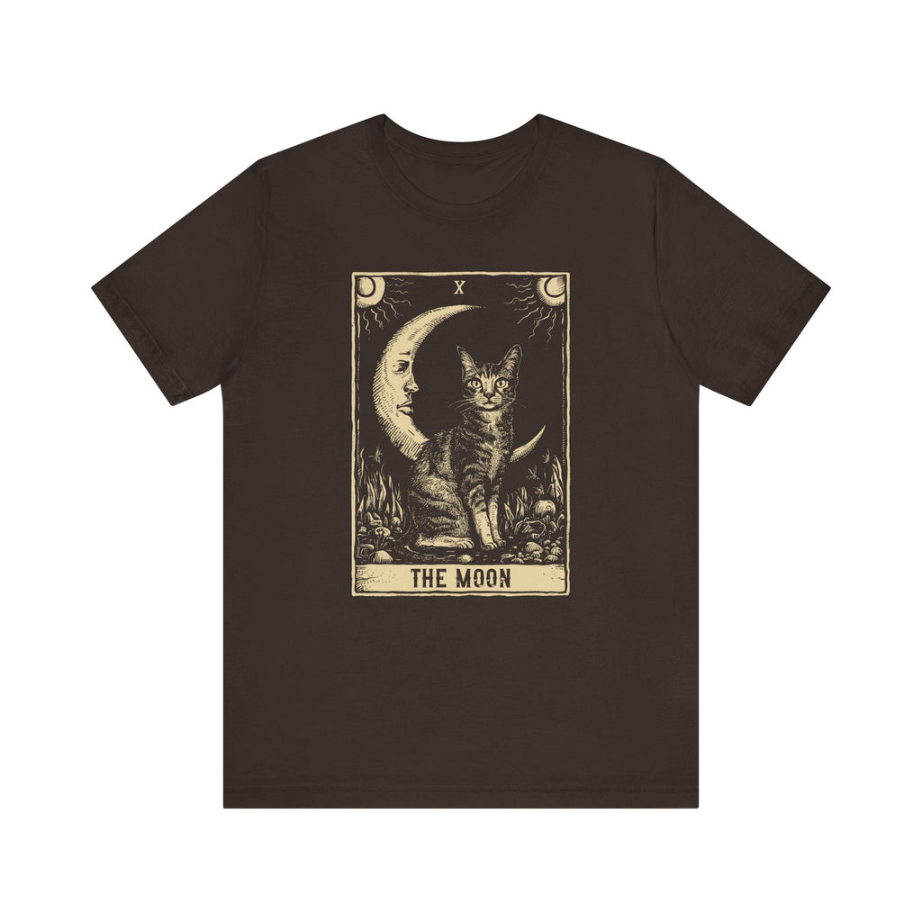 Crescent Moon Cat Tarot Card Shirt