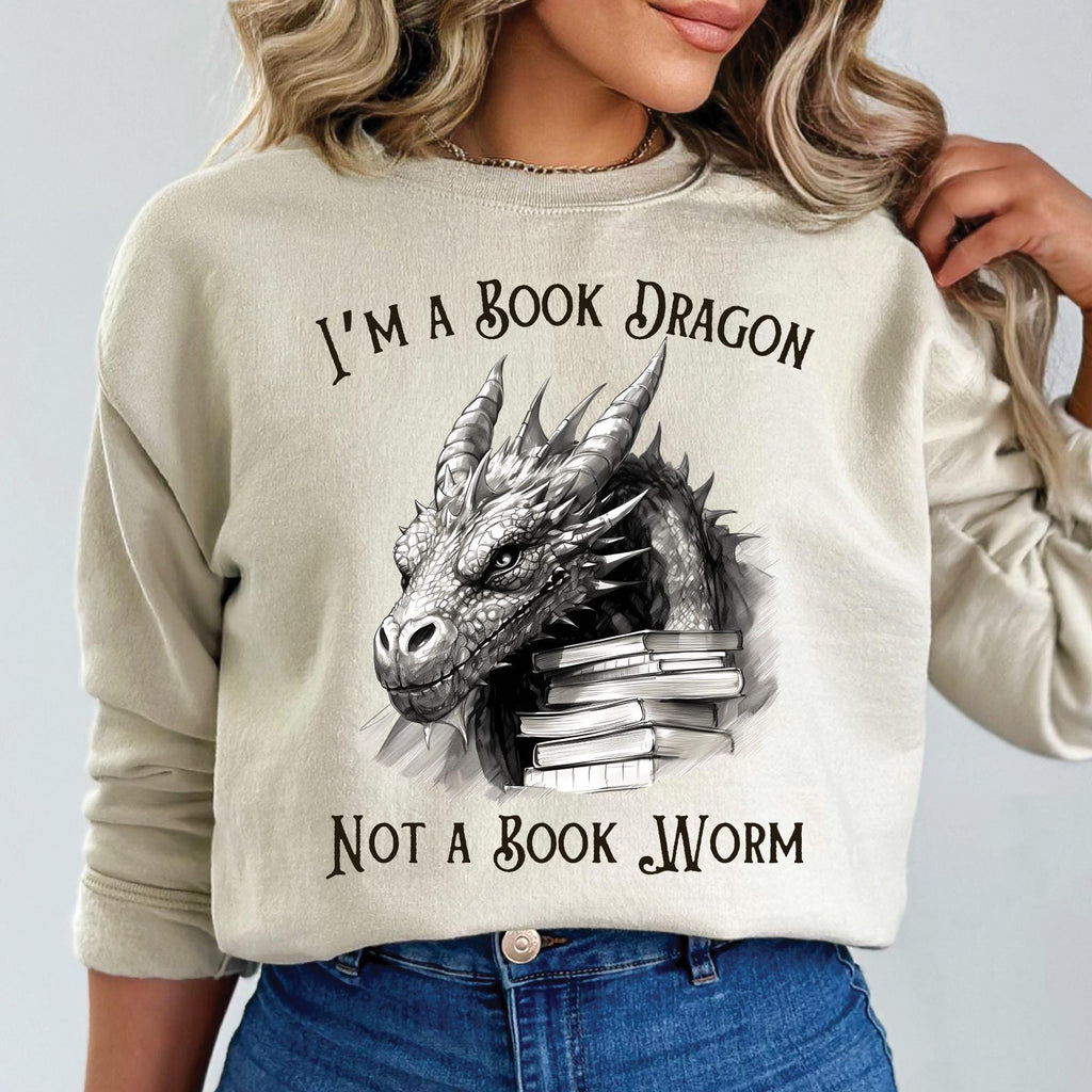 I'm A Book Dragon Sweatshirt