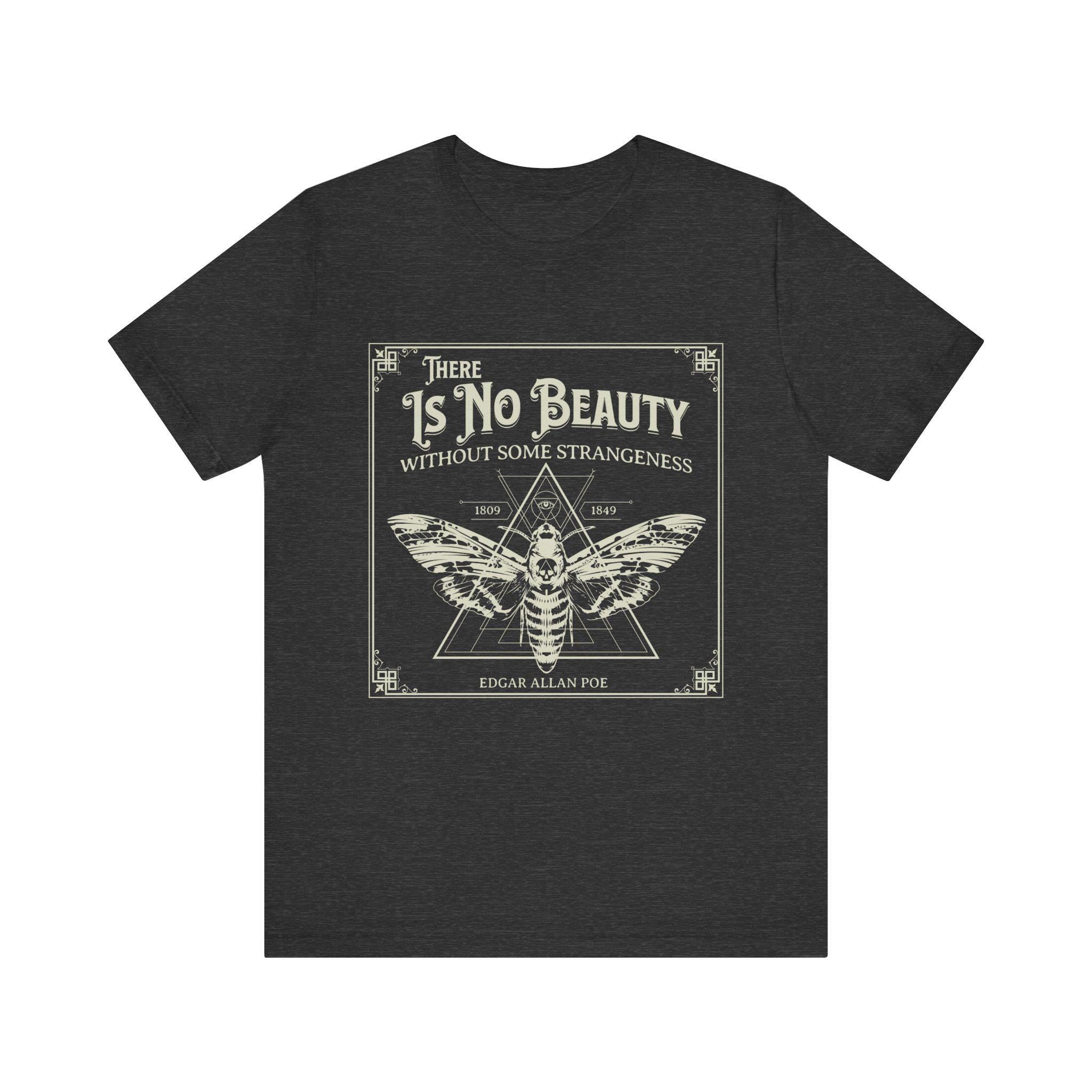 Edgar Allan Poe Gothic Moth T-Shirt