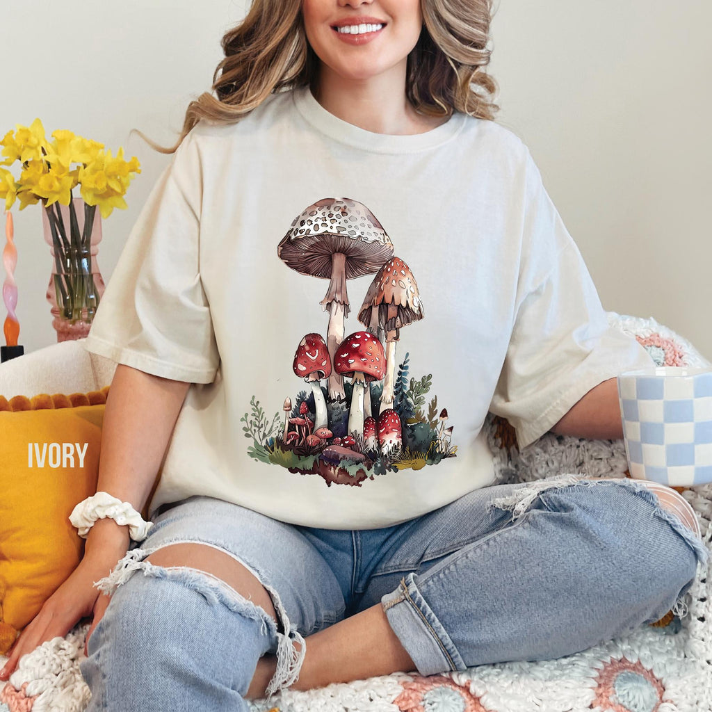 Forestcore Mushroom Shirt