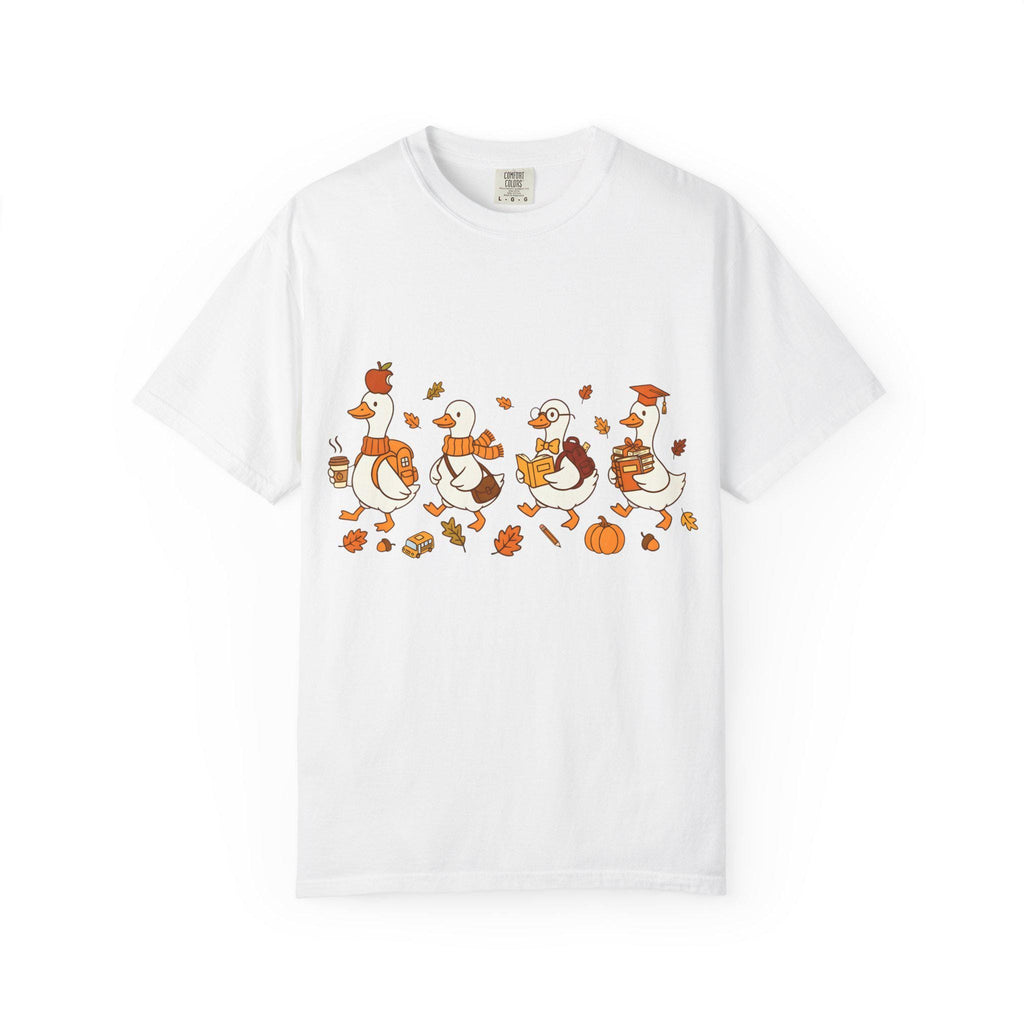 Fall Goose Teacher T-Shirt
