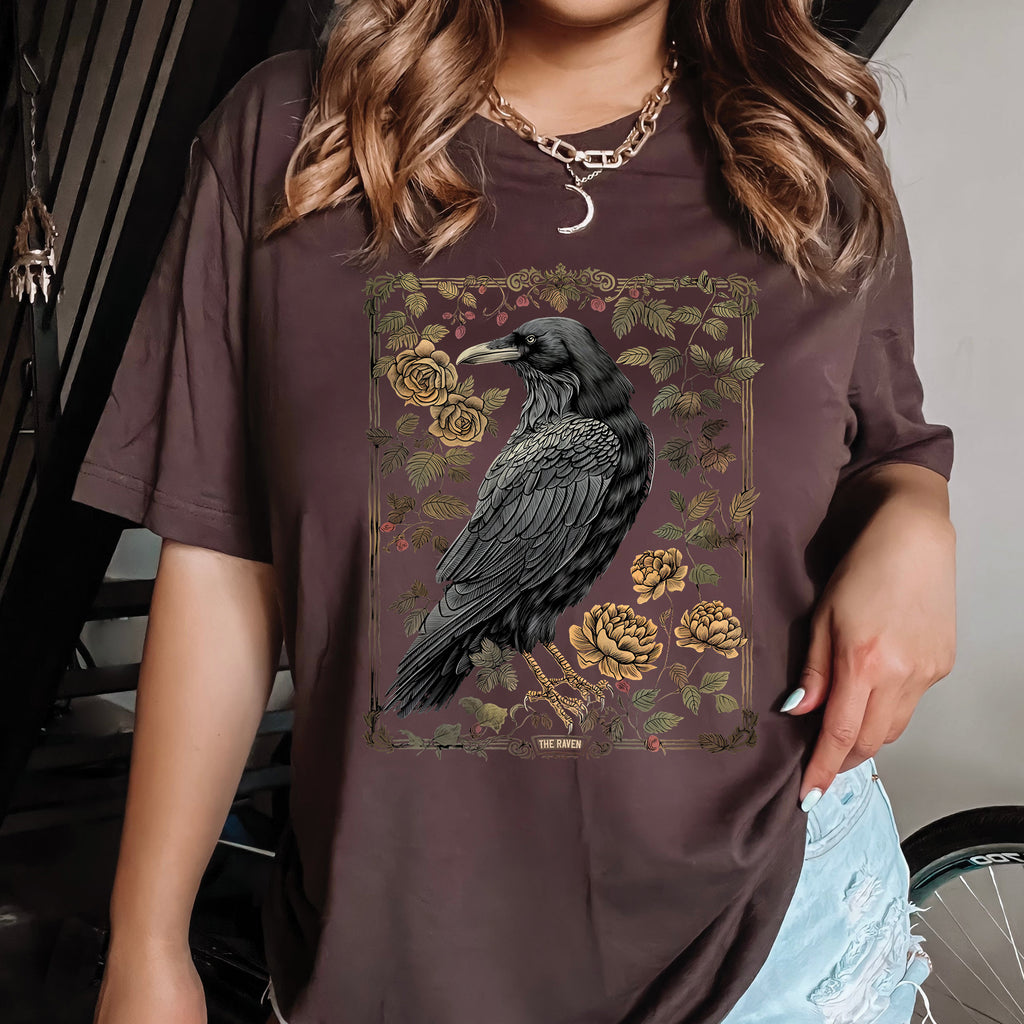 Vintage Raven Gothic T-Shirt