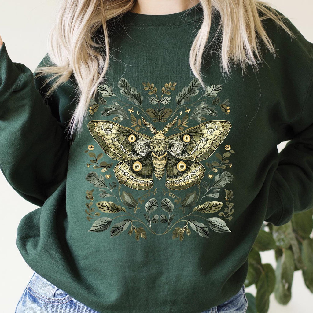 Moth Graphic Sweatshirt