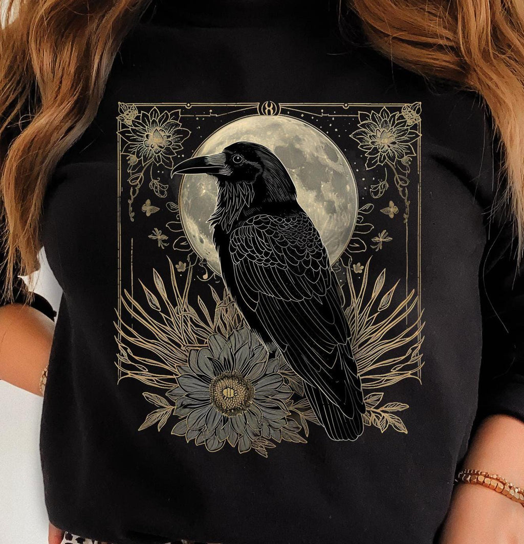 Gothic Raven Sweatshirt