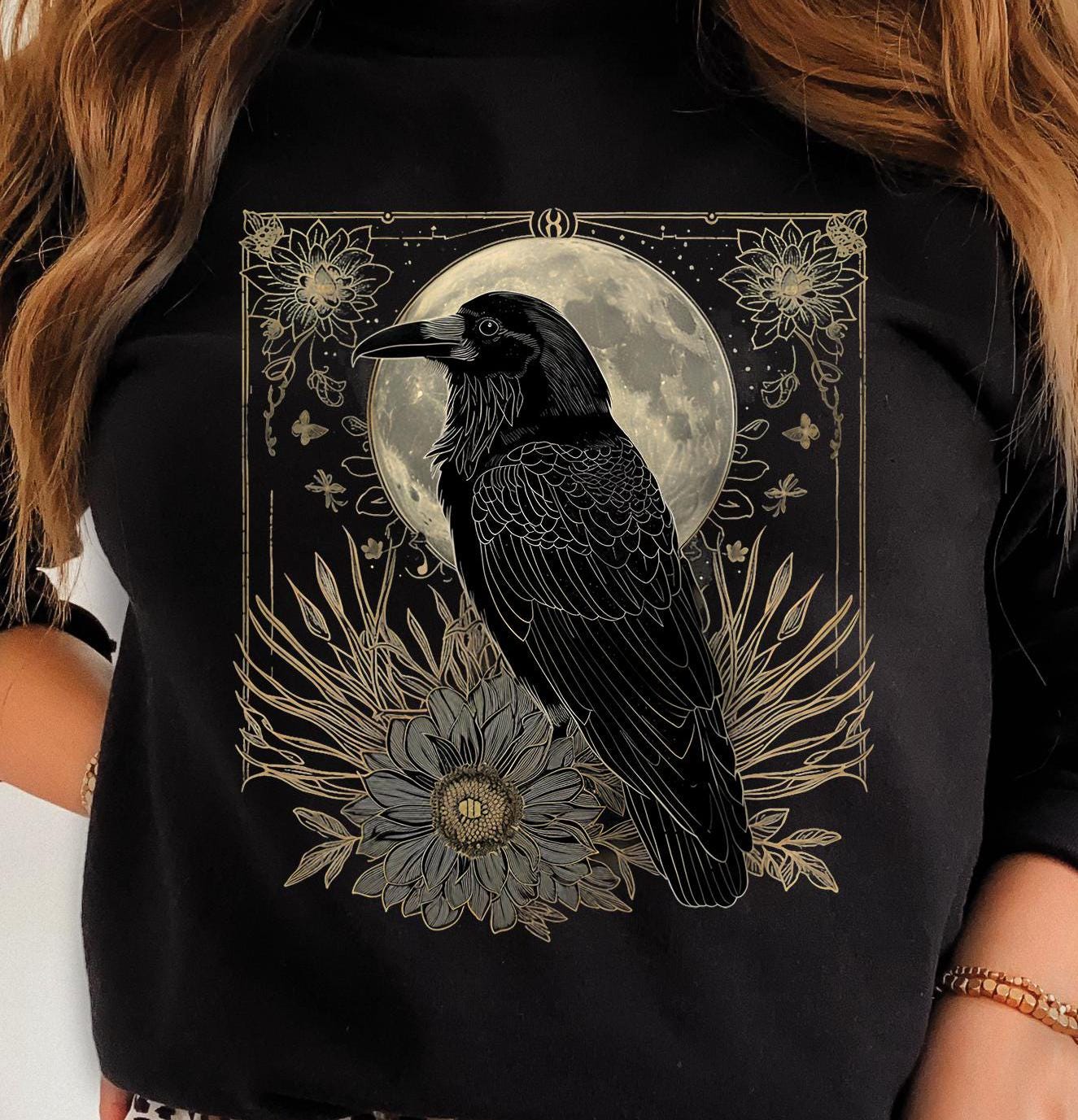 Gothic Raven Sweatshirt