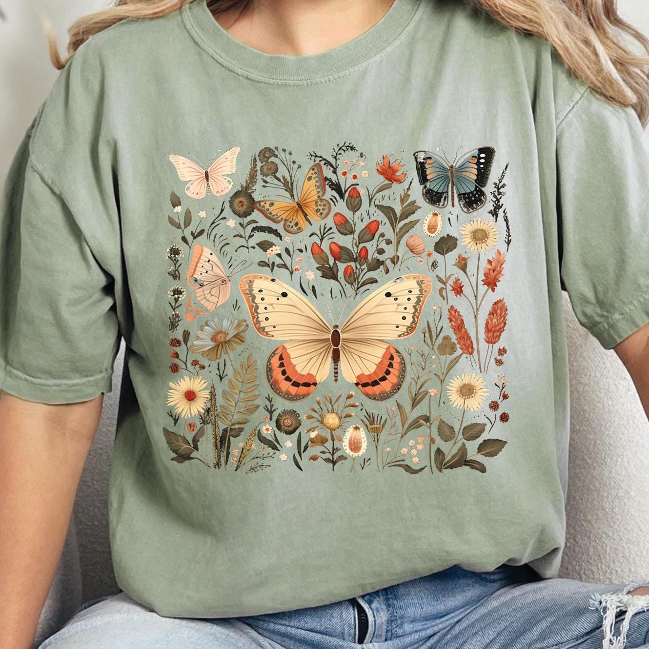 Moth Cottagecore T-Shirt