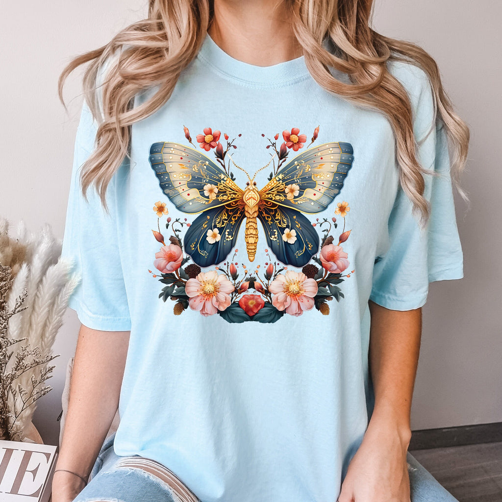 Floral Moth T-Shirt