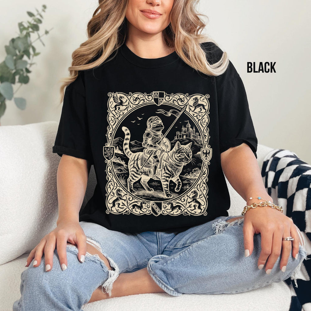 Medieval Frog and Cat T-Shirt