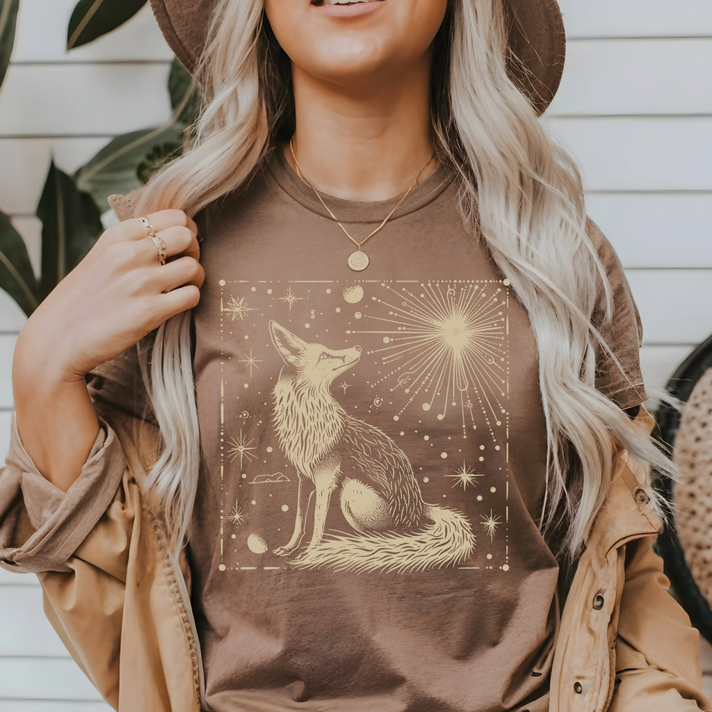 Vintage Fox Celestial T-Shirt