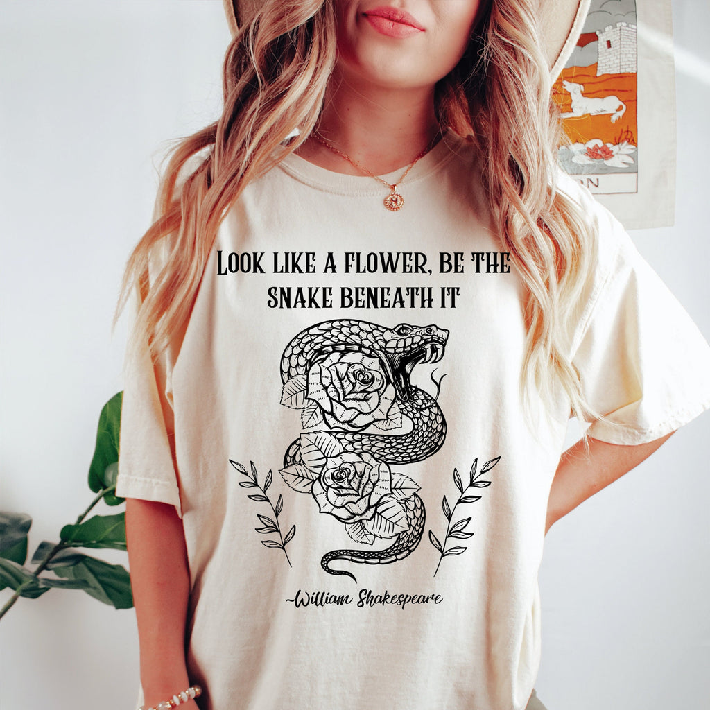 Shakespeare Snake Roses T-Shirt